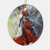 "Ole" Keramik Ornament (Links)