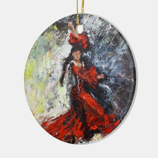 "Ole" Keramik Ornament (Links)