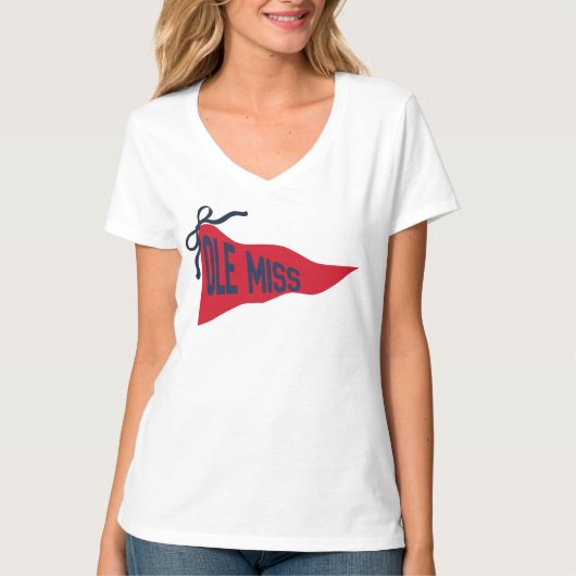 OLE MISS DENIM T-SHIRT (Vorderseite)