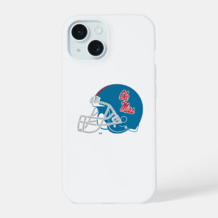 Ole Miss Football Helm Hellblau iPhone 15 Hülle