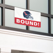 Ole Miss Football Helmet | Dunkelblau Banner (Äußeres Gebäude)