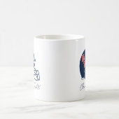Ole Miss Football Helmet | Dunkelblau Kaffeetasse (Mittel)