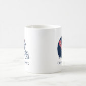 Ole Miss Football Helmet | Dunkelblau Kaffeetasse (Mittel)