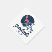Ole Miss Football Helmet | Dunkelblau Serviette (Ecke)