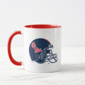 Ole Miss Football Helmet | Dunkelblau Tasse (Links)