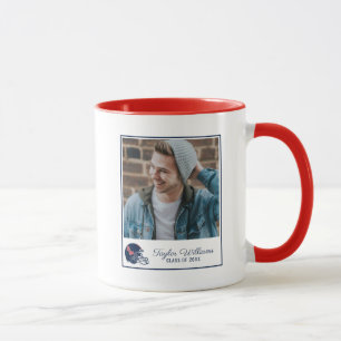 Ole Miss Football Helmet   Dunkelblau Tasse