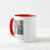 Ole Miss Football Helmet | Dunkelblau Tasse (Vorderseite Links)