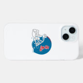 Ole Miss Football Helmet | Light Blue Case-Mate iPhone Hülle (Rückseite (Horizontal))