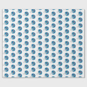 Ole Miss Football Helmet | Light Blue Geschenkpapier (Flach)