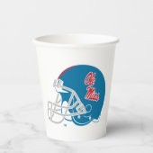 Ole Miss Football Helmet | Light Blue Pappbecher (Vorderseite)