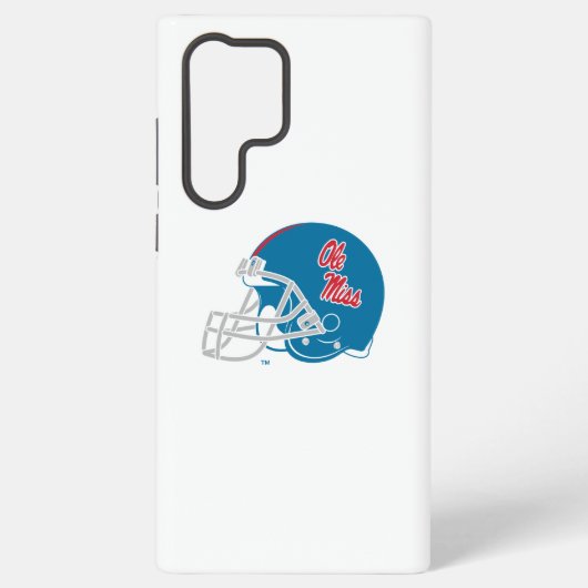 Ole Miss Football Helmet | Light Blue Samsung Galaxy Hülle (Rückseite)