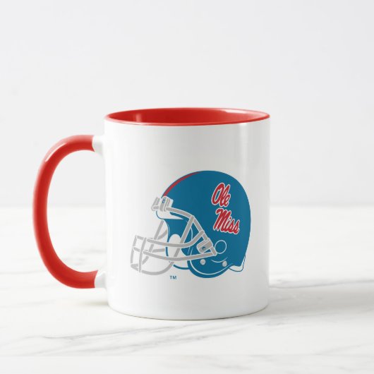 Ole Miss Football Helmet | Light Blue Tasse (Links)