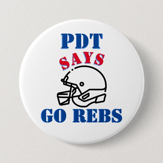 Ole Miss Phi Delta Game Day Button (Vorderseite)