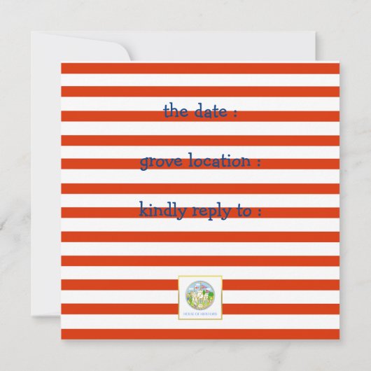 Ole Miss Selfie Einladung (Rückseite)