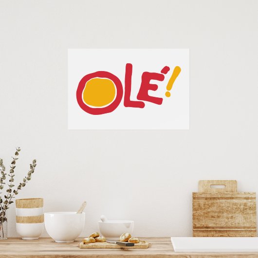 Ole! Poster (Küche)