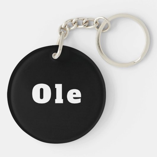 Ole Schlüsselanhänger (Rückseite)