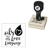 Öle sind meine Liebe Briefmarke Gummistempel (Stempel)