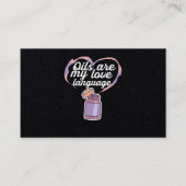 Öle sind meine Liebe Essential Oils Geschenk Visitenkarte (Vorderseite)