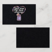 Öle sind meine Liebe Essential Oils Geschenk Visitenkarte (Vorne/Hinten)