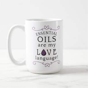 Öle sind meine Liebessprache Tasse Lavendel/Lila