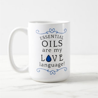 Öle sind meine Liebessprache Tasse Navy/Blau