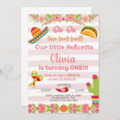 Ole tako fiesta senorita verwandeln eine Einladung (Vorne/Hinten)