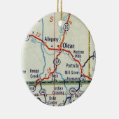 Olean NY Keramik Ornament (Rechts)
