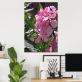 Oleander Art Poster -24x36 - andere Größen verfügb (Heimbüro)