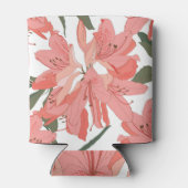 Oleander-Blume: Orange White Dosenkühler (Rückseite)