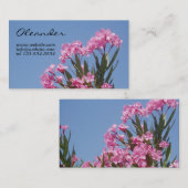 Oleander Business Card Visitenkarte (Vorne/Hinten)
