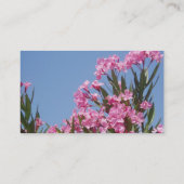 Oleander Business Card Visitenkarte (Rückseite)