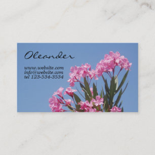 Oleander Business Card Visitenkarte