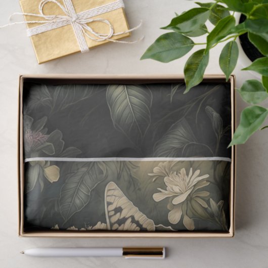 Oleander Magic, Moth in Twilight Seidenpapier (Geschenk)