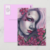 Oleander Pink Hübsche Gifte Postkarte (Vorne/Hinten)