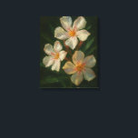 Oleander: Toxic Elegance Impressionist Oil Art Leinwanddruck<br><div class="desc">A masterfully rendered oil painting of the Mediterranean Oleander, capturing the delicate balance of beauty and natural defense. This piece features striking whitish-pink blossoms with subtle, elegant stripes, set against deep, feathery green foliage. Brought to life with thick, expressive impasto textures, the work is bathed in a dramatic, atmospheric light...</div>