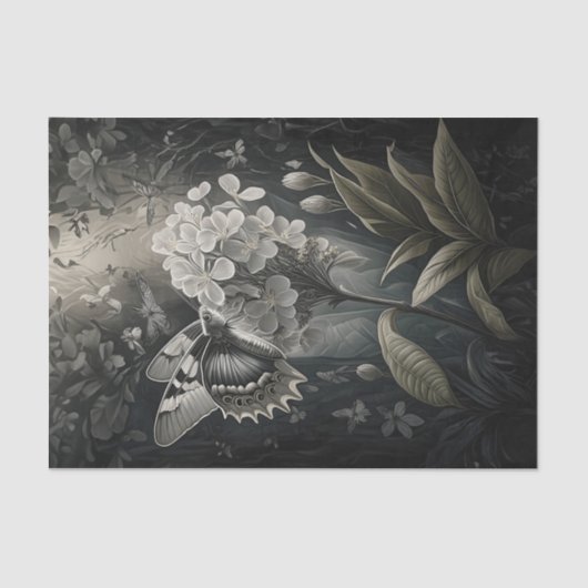 Oleander Träume, Moth in Twilight Seidenpapier (Vorderseite)