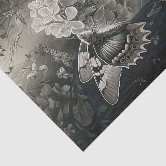 Oleander Träume, Moth in Twilight Seidenpapier (Ausschnitt)