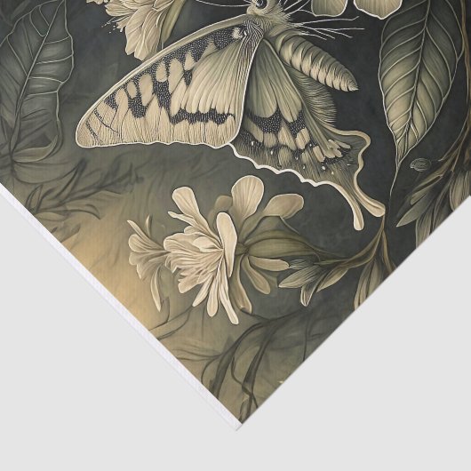 Oleander Träume, Moth in Twilight Seidenpapier (Ausschnitt)