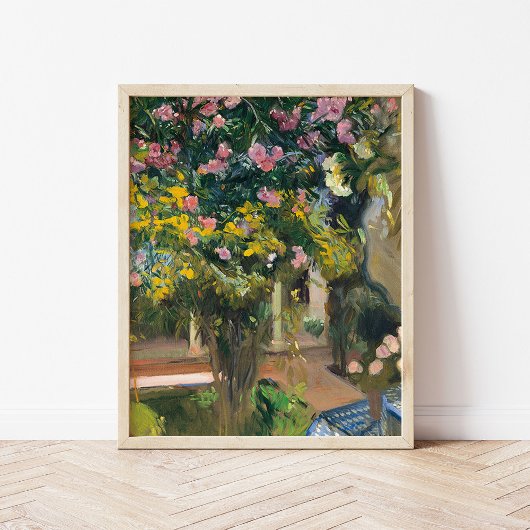 Oleanders | Joaquín Sorolla Poster