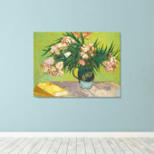 Oleanders Van Gogh Canvas Print Leinwanddruck (Insitu (Holzboden))