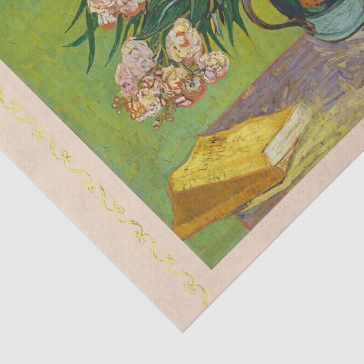 Oleanders, Vincent van Gogh, Decoupage Seidenpapier (Ausschnitt)