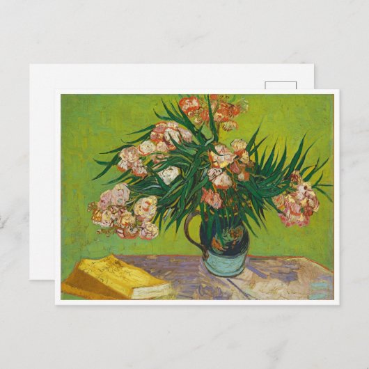 Oleanders, Vincent van Gogh Postkarte (Vorne/Hinten)