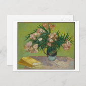 Oleanders von Vincent Van Gogh Floral Postcard Postkarte (Vorne/Hinten)