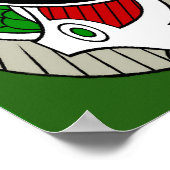 O'Leary Celtic Dragon Print Poster (Ecke)