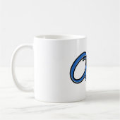 Oleg Vorname Name blue Tasse Kaffeetasse (Links)