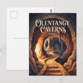 Olentangy Caverns Ohio Postkarte (Vorne/Hinten)