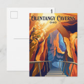 Olentangy Caverns USA Postkarte (Vorne/Hinten)