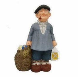 Olentzero Freistehende Fotoskulptur