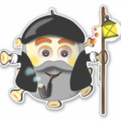 Olentzero vasco Eguberri on by Simonsitos Aufkleber (Vorderseite)