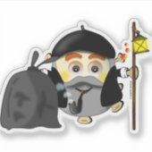 Olentzero vasco Eguberri on by Simonsitos Aufkleber (Vorderseite)